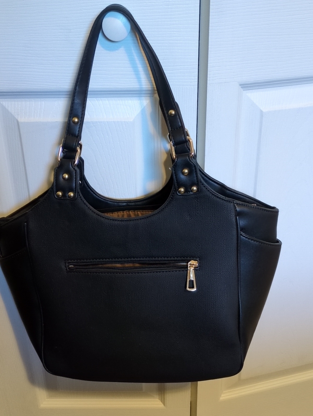Classic Black Tote Handbag - Stylish Everyday Bag